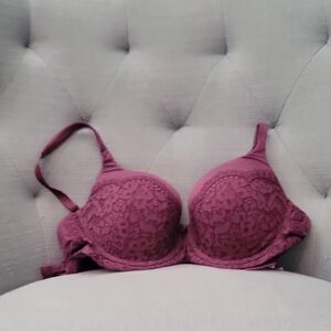 Victoria's Secret Lace Bra in Deep Purple